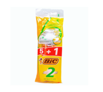 BIC 2 Sensitive Shaving 6Pcs