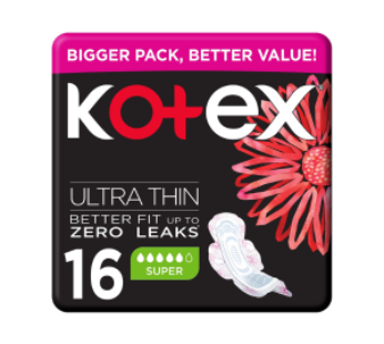 Kotex Ultra Thin 14/16Pads